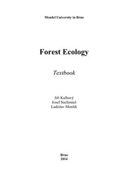 Forest Ecology