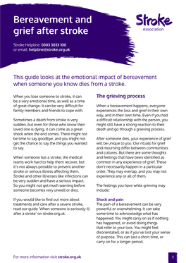 Bereavement and Grief Guide
