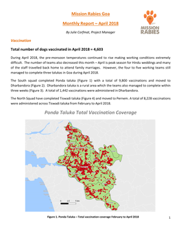 Ponda Taluka Total Vaccination Coverage