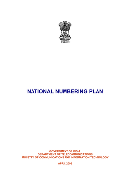 National Numbering Plan