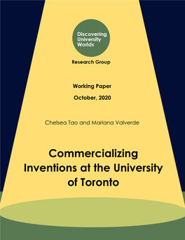 Commercializing Inventions at the University of Toronto