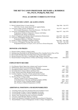 Raburridge CV Full Academic 24-Pages Feb 2020