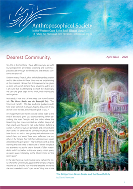 Dearest Community, April Issue – 2020