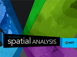 The Language of Spatial ANALYSIS CONTENTS