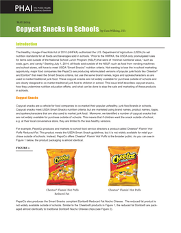 Copycat Snacks in Schools by Cara Wilking, J.D