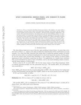 Knot Cobordisms, Bridge Index, and Torsion in Floer Homology