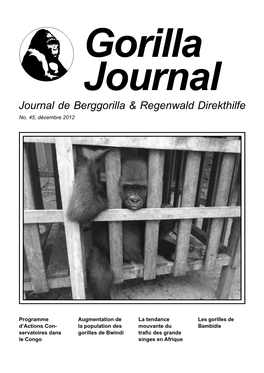 Journal De Berggorilla & Regenwald Direkthilfe