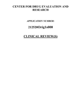 212520Orig1s000 CLINICAL REVIEW(S)