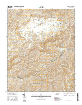 USGS 7.5-Minute Image Map for Cades Cove, Tennessee