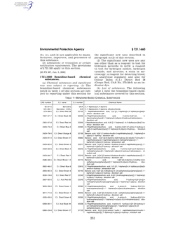 Benzidine-Based Chemical Substances