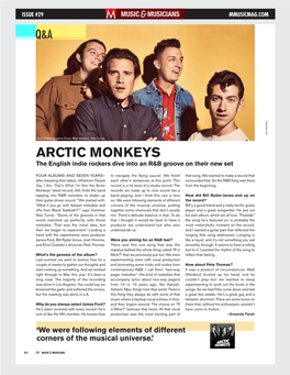 Arctic Monkeys the English Indie Rockers Dive Into an R&B Groove on Their New Set