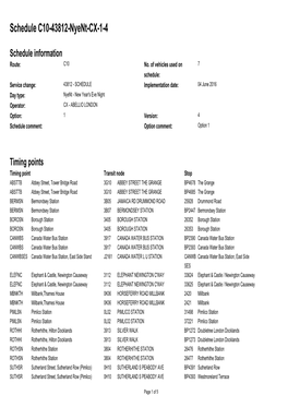 Standard Schedule C10-43812-Nyent-CX-1-4