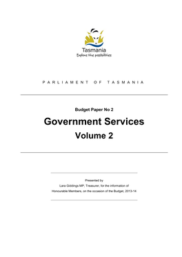 2013-14 Tasmanian State Budget