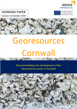 Georesources Cornwall Working Paper