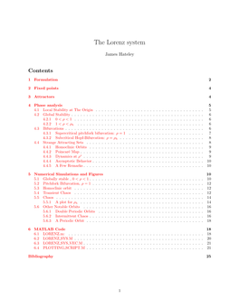 The Lorenz System