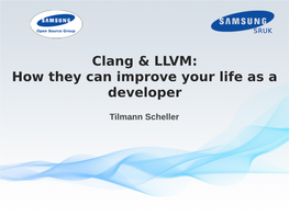 Clang & LLVM: How They Can Improve Your Life As a Developer