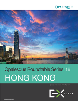 Opalesque Roundtable Series HONG KONG Opalesque Roundtable Series Sponsor