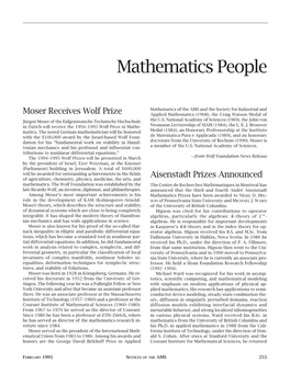 Fritz John, 1910–1994 an Elegant Construction of the Fundamental Solution for Par- Fritz John Died in New Rochelle, NY, on February 10, 1994