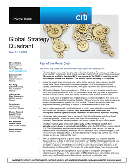 Global Strategy Quadrant March 15, 2018