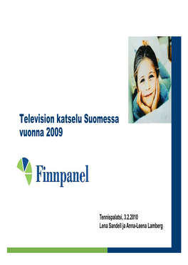 Television Katselu Suomessa Vuonna 2009