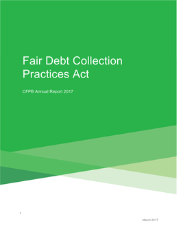 Fair Debt Collection Practices Act