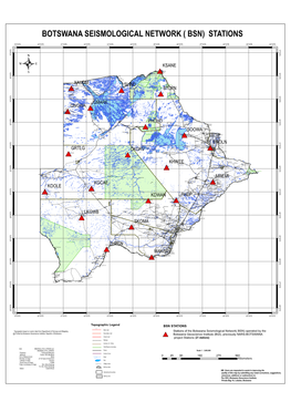 Botswana Semiology Research Centre Project Seismic Stations In