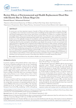 Review Effects of Environmental and Health