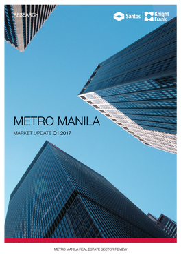 Metro Manila Market Update Q1 2017