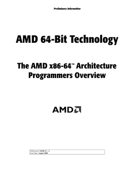 AMD 64-Bit Technology