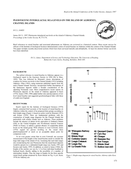 Pleistocene Interglacial Sea-Levels on the Island of Alderney, Channel