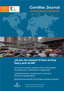 ¿Un País, Dos Sistemas? El Futuro De Hong Kong a Partir De 2047