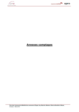 Annexes Comptages