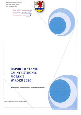 Raport O Stanie Gminy Ustronie Morskie Za Rok 2020 Spis Treści 1