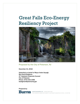 Great Falls Eco-Energy Resiliency Project