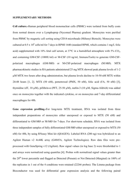 SUPPLEMENTARY METHODS Cell Culture.-Human Peripheral Blood