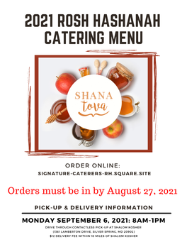 RH 2021 Catering Menu Final