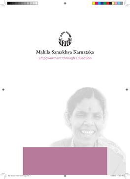Mahila Samakhya Karnataka Empowerment Through Education