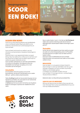 Flyer Scoor Een Boek!