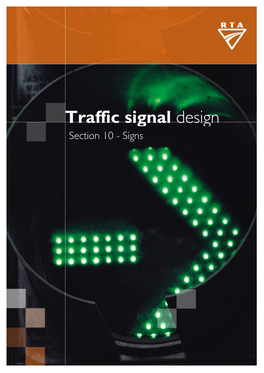 Traffic Signal Design Section 10 - Signs