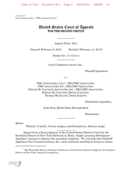 United States Court of Appeals for the SECOND CIRCUIT