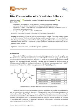 Wine Contamination with Ochratoxins: a Review