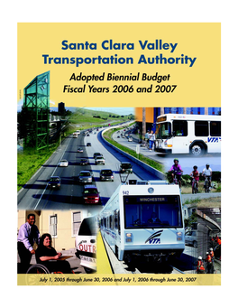 VTA FY2006 and FY2007 Adopted Budget