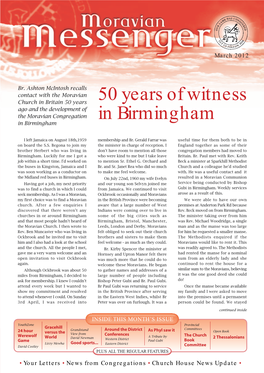 50 Years of Witness in Birmingham Continued