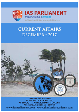 Shankar IAS Current Affairs Dec 2017