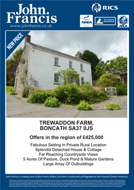 Trewaddon Farm, Boncath Sa37
