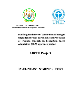 LDCF II Project BASELINE ASSESSMENT REPORT