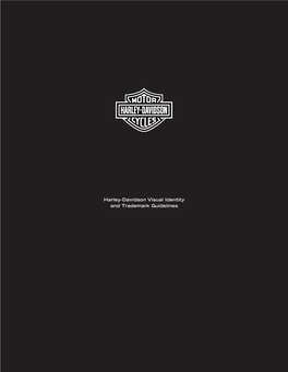 Harley-Davidson Visual Identity and Trademark Guidelines