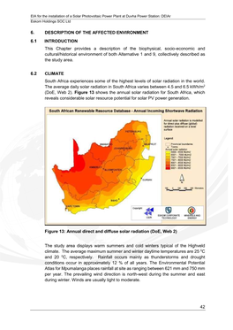 42 Description of the Affected Environment