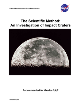 The Scientific Method an Investigation of Impact Craters