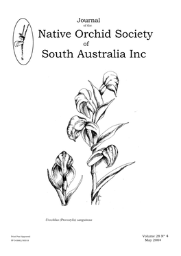 Native Orchid Society South Australia